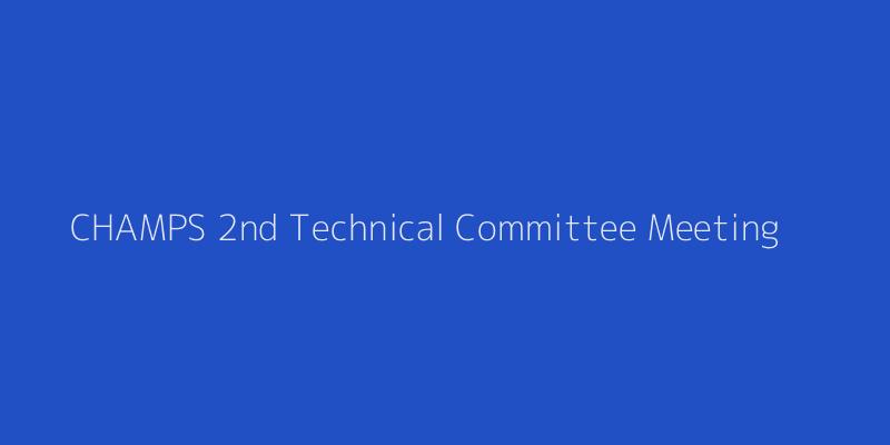 2nd Technical Committee Meeting